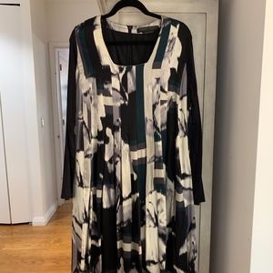 Marina Rinaldi Pleated Dress